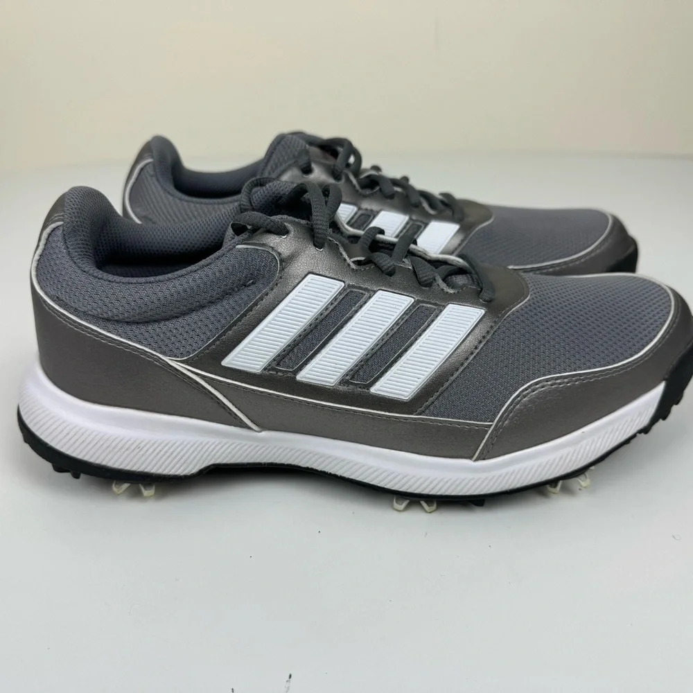 Adidas Tech Response 2.0 Iron White Scarlet Mens Wide‎ Width Golf Shoes EE9420